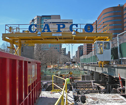 Electric wire rope hoists supplied by Street Crane Company in the UK have been selected for a major role in the reconstruction of the 107 year old Longfellow Bridge over Charles River at Cambridge, Massachusetts