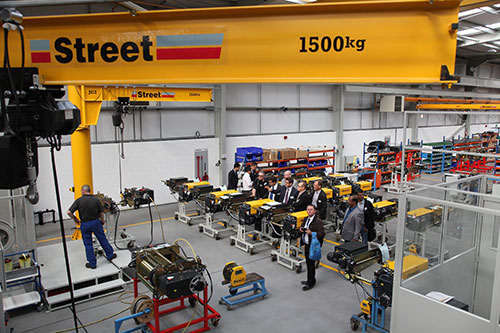 Though Street Crane operates in a world market dominated by major international competitors, the company’s policy of not building cranes overseas but supplying high technology hoists and electro-mechanical components to other independent crane makers, has really paid off