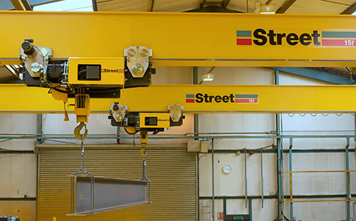 Cranes play a crucial role in galvanising and finishing plants and Street Crane Company,