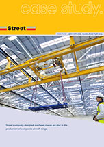 cranes for manufacturing and aerospace industry